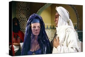 ANGELIQUE and LE SULTAN, 1968 directed by BERNARD BORDERIE Michele Mercier and Jean-Claude Pascal (-null-Stretched Canvas