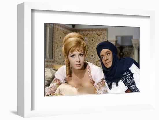 ANGELIQUE and LE SULTAN, 1968 directed by BERNARD BORDERIE Michele Mercier and Jean-Claude Pascal (-null-Framed Photo