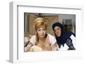 ANGELIQUE and LE SULTAN, 1968 directed by BERNARD BORDERIE Michele Mercier and Jean-Claude Pascal (-null-Framed Photo