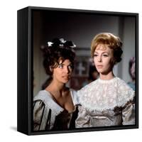 ANGELIQUE MARQUISE DES ANGES, 1964 directed by BERNARD BORDERIE Michele Mercier (photo)-null-Framed Stretched Canvas