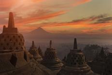 Borobudur Buddhist Temple, UNESCO World Heritage Site, Java, Indonesia, Southeast Asia-Angelo-Mounted Photographic Print