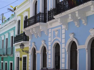 The Colonial Town, San Juan, Puerto Rico, West Indies, Caribbean, USA, Central America