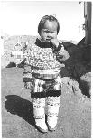 Inuit Girl Posing-Angelo Cozzi-Giclee Print