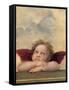 Angelo II - Madonna Sistina-Raffaello Sanzio-Framed Stretched Canvas