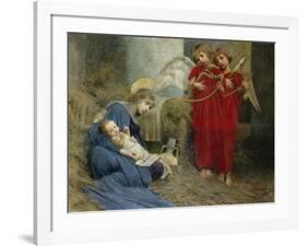 Angels and Holy Child-Marianne Stokes-Framed Giclee Print