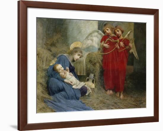 Angels and Holy Child-Marianne Stokes-Framed Giclee Print