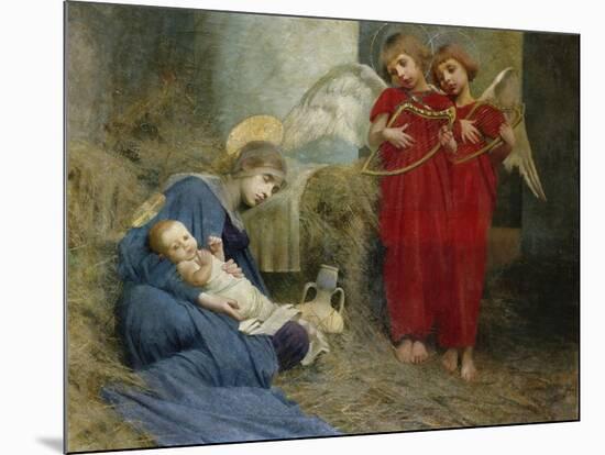 Angels and Holy Child-Marianne Stokes-Mounted Giclee Print