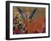 Angels and Saints, Detail from Coronation of Virgin, 1454-Enguerrand Quarton-Framed Giclee Print