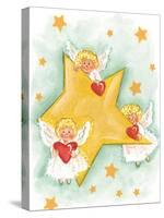 Angels and Stars-Beverly Johnston-Stretched Canvas