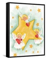 Angels and Stars-Beverly Johnston-Framed Stretched Canvas