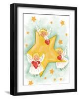 Angels and Stars-Beverly Johnston-Framed Giclee Print