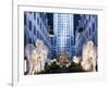 Angels at the Rockerfeller Centre, Decorated for Christmas, New York City, USA-Nigel Francis-Framed Photographic Print