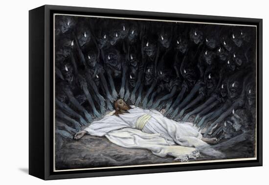Angels Came and Ministered Unto Him, Illustration for 'The Life of Christ', C.1886-94-James Tissot-Framed Stretched Canvas