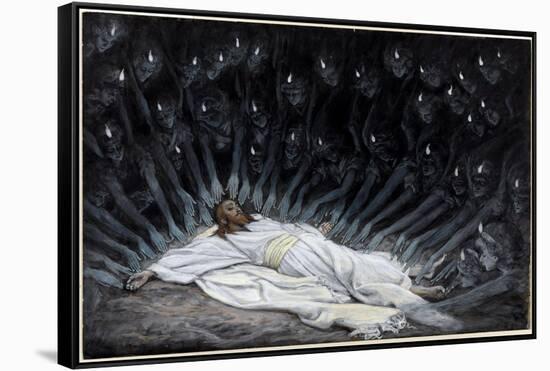 Angels Came and Ministered Unto Him, Illustration for 'The Life of Christ', C.1886-94-James Tissot-Framed Stretched Canvas