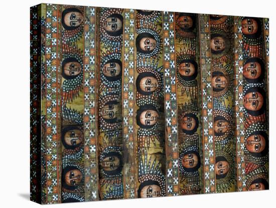 Angels, Debre Birhan Selassie Church, Gondar, Ethiopia, Africa-Groenendijk Peter-Stretched Canvas