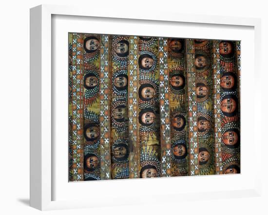 Angels, Debre Birhan Selassie Church, Gondar, Ethiopia, Africa-Groenendijk Peter-Framed Photographic Print