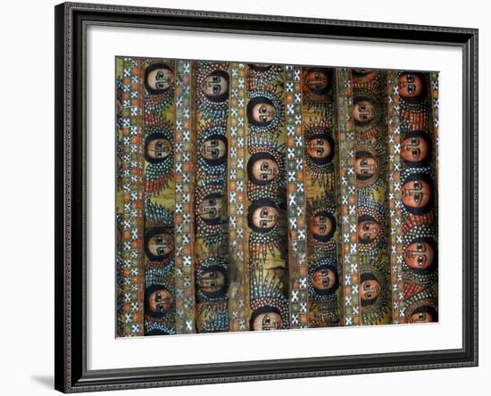 Angels, Debre Birhan Selassie Church, Gondar, Ethiopia, Africa-Groenendijk Peter-Framed Photographic Print