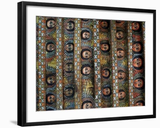 Angels, Debre Birhan Selassie Church, Gondar, Ethiopia, Africa-Groenendijk Peter-Framed Photographic Print