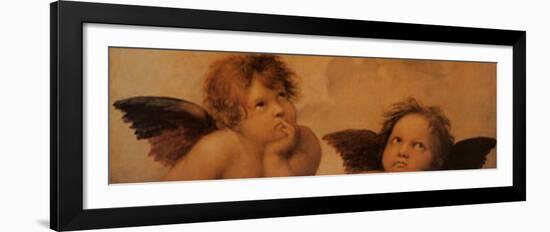 Angels (detail)-Raphael-Framed Art Print