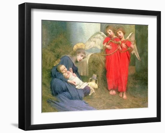 Angels Entertaining the Holy Child, 1893-Marianne Stokes-Framed Premium Giclee Print