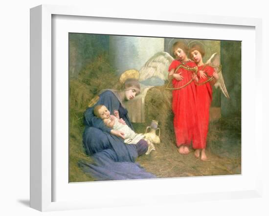 Angels Entertaining the Holy Child, 1893-Marianne Stokes-Framed Premium Giclee Print