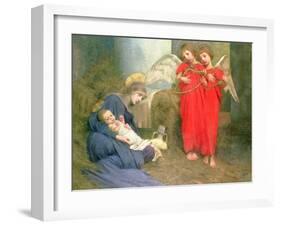 Angels Entertaining the Holy Child, 1893-Marianne Stokes-Framed Premium Giclee Print