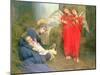 Angels Entertaining the Holy Child, 1893-Marianne Stokes-Mounted Premium Giclee Print