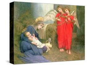 Angels Entertaining the Holy Child, 1893-Marianne Stokes-Stretched Canvas
