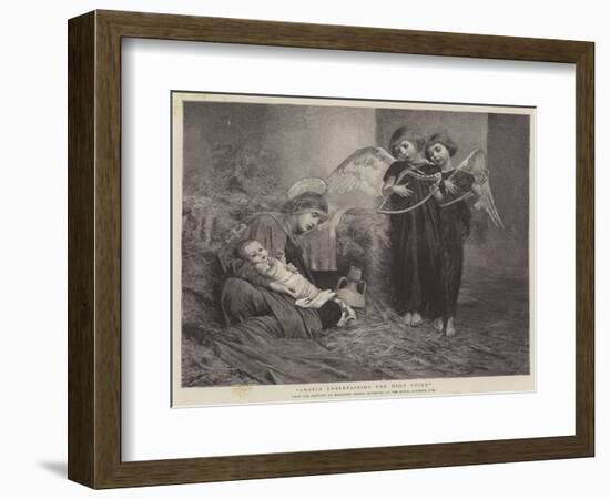 Angels Entertaining the Holy Child-Marianne Stokes-Framed Giclee Print