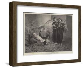 Angels Entertaining the Holy Child-Marianne Stokes-Framed Giclee Print