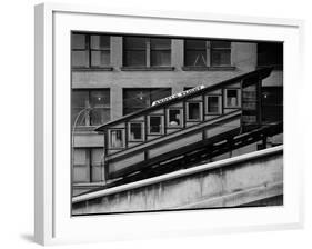 Angels Flight at Third and Hill Streets, Los Angeles-null-Framed Photographic Print