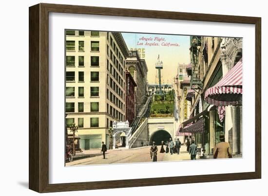 Angels Flight, Bunker Hill-null-Framed Premium Giclee Print