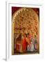 Angels from the Coronation of the Virgin Polyptych-Giotto di Bondone-Framed Giclee Print