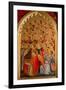 Angels from the Coronation of the Virgin Polyptych-Giotto di Bondone-Framed Giclee Print