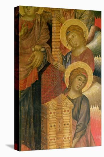 Angels from the Santa Trinita Altarpiece-Cimabue-Stretched Canvas