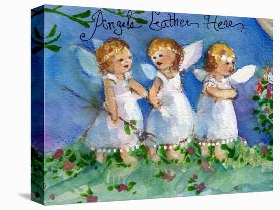 Angels Gather Here-sylvia pimental-Stretched Canvas