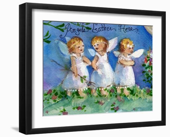 Angels Gather Here-sylvia pimental-Framed Art Print