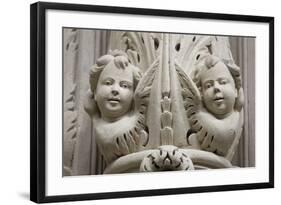 Angels in a Church in the Baroque City of Lecce, Puglia, Italy, Europe-Martin-Framed Photographic Print