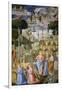 Angels in a Heavenly Landscape, Right Hand Wall of Apse, Journey of the Magi Cycle, Chapel, c.1460-Benozzo di Lese di Sandro Gozzoli-Framed Giclee Print