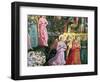 Angels in a Heavenly Landscape, the Left Hand Wall of the Apse-Benozzo di Lese di Sandro Gozzoli-Framed Giclee Print