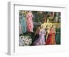 Angels in a Heavenly Landscape, the Left Hand Wall of the Apse-Benozzo di Lese di Sandro Gozzoli-Framed Giclee Print