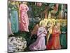 Angels in a Heavenly Landscape, the Left Hand Wall of the Apse-Benozzo di Lese di Sandro Gozzoli-Mounted Giclee Print