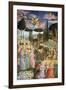 Angels in a Heavenly Landscape, the Left Hand Wall of the Apse-Benozzo di Lese di Sandro Gozzoli-Framed Premium Giclee Print