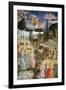 Angels in a Heavenly Landscape, the Left Hand Wall of the Apse-Benozzo di Lese di Sandro Gozzoli-Framed Premium Giclee Print