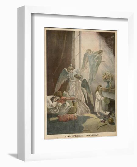 Angels in Bedroom-Alfred Pronier-Framed Art Print