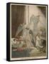 Angels in Bedroom-Alfred Pronier-Framed Stretched Canvas