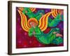 Angels in green-Jane Tattersfield-Framed Giclee Print