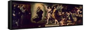 Angels' Kitchen, 1646, Spanish School-Bartolome Esteban Murillo-Framed Stretched Canvas