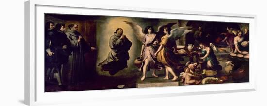 Angels' Kitchen, 1646, Spanish School-Bartolome Esteban Murillo-Framed Premium Giclee Print