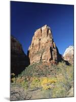 Angels' Landing in Autumn, Zion National Park, Utah, USA-Ruth Tomlinson-Mounted Photographic Print